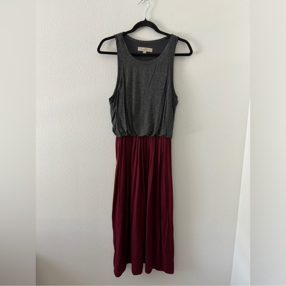 Ann Taylor LOFT | Midi Sundress with Scoop Neck